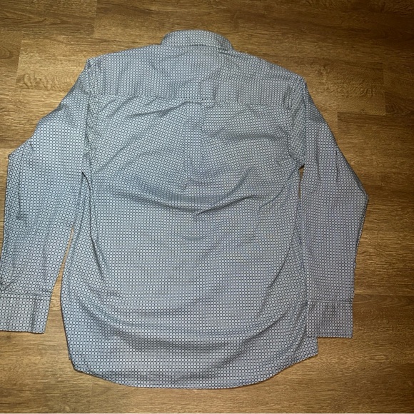 Wrangler‎ Button Down Long Sleeve Shirt Black Pattern Medium - Picture 7 of 7